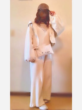 「Crisp（クリスプ）のアイテム（サロペット/オーバーオール）」を使った、y*さん（レディース・158cm）の春コーディネート