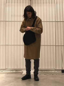 「UNITED TOKYO（ユナイテッドトウキョウ）のアイテム（その他アウター）」を使った、Yusukeさん（メンズ・172cm）の春コーディネート