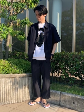 「Locals（ローカルズ）のアイテム」を使った、daiki haradaさん（メンズ・172cm）の夏コーディネート