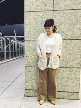 「LE JUN（ルジュン）のアイテム」を使った、Mukuさん（レディース・160cm）の冬コーディネート