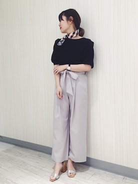 Mukuさん（レディース・160cm）の春コーディネート