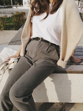 「Mavi（マビ）のアイテム」を使った、cappushaさん（レディース・155cm）の秋コーディネート