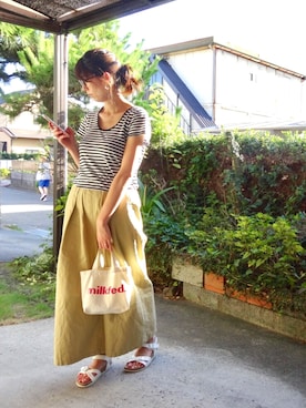 puさん（レディース・160cm）の夏コーディネート