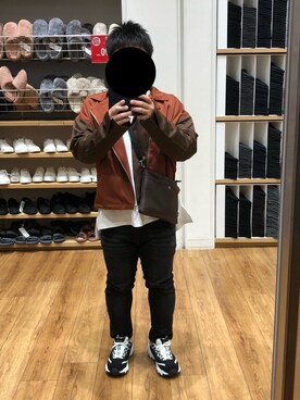 「YON（ヨン）のアイテム（ジャケット/アウター）」を使った、sagan.spさん（メンズ・160cm）の秋コーディネート