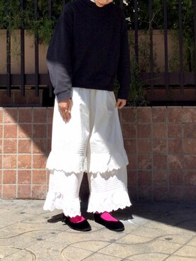 「カンフーシューズ」｜a y a n oさん（レディース・149cm）の春コーディネート