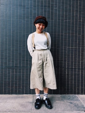 「TAIPEI」｜「アイテム（その他）」を使った、欣欣さん（レディース・150cm）の冬コーディネート