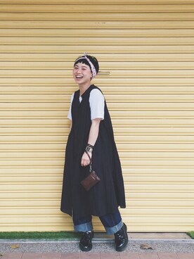 「orslow」｜「アイテム（その他）」を使った、欣欣さん（レディース・150cm）の夏コーディネート