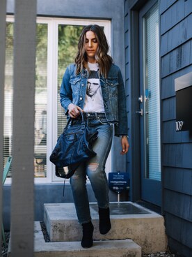 「gianvitorossi」｜Erin Greyさん（レディース・165cm）の春コーディネート