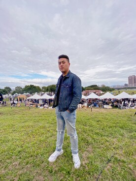 「SPAO（スパオ）のアイテム」を使った、jernuxweiさん（メンズ・180cm）の冬コーディネート