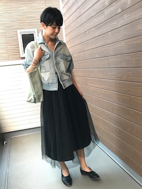 「アイテム（ピアス（両耳用））」を使った、バヤシさん（レディース・157cm・30代）の春コーディネート