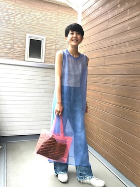 「アイテム（ピアス（両耳用））」を使った、バヤシさん（レディース・157cm・30代）の春コーディネート