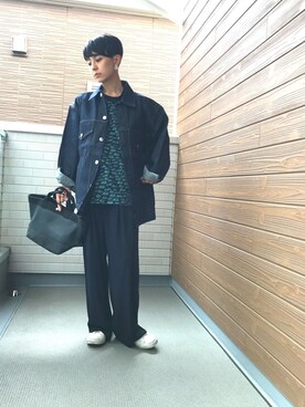 「アイテム（ピアス（両耳用））」を使った、バヤシさん（レディース・157cm・30代）の秋コーディネート