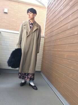 「アイテム（ピアス（両耳用））」を使った、バヤシさん（レディース・157cm・30代）の秋コーディネート