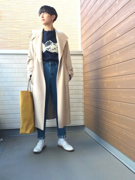 「Palanco（パランコ）のアイテム」を使った、バヤシさん（レディース・157cm）の冬コーディネート