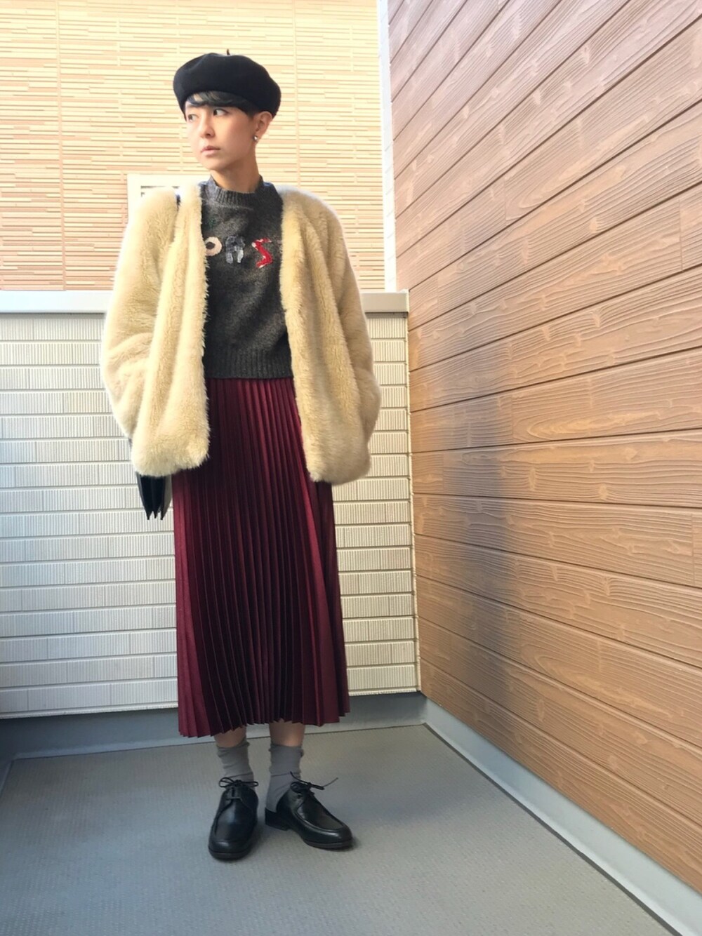 フェイクファーブルゾン　IENA IENA（イエナ）の「フェイクファー ブルゾン（ブルゾン）」 - WEAR