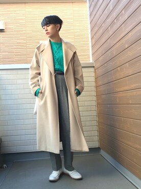 「Palanco（パランコ）のアイテム」を使った、バヤシさん（レディース・157cm）の冬コーディネート
