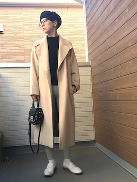 「Palanco（パランコ）のアイテム」を使った、バヤシさん（レディース・157cm）の冬コーディネート