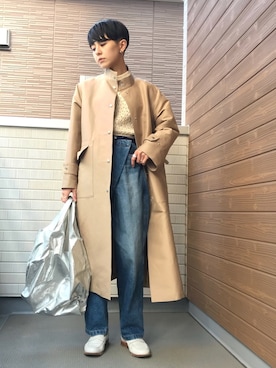 「Palanco（パランコ）のアイテム」を使った、バヤシさん（レディース・157cm）の春コーディネート