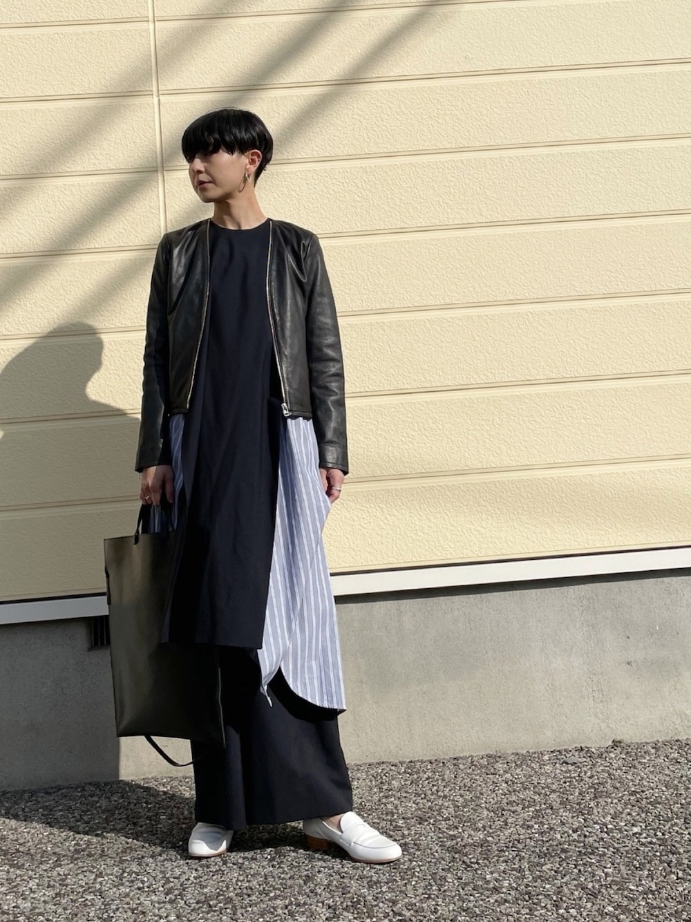 ENFOLDのオールインワン・サロペットを使った人気ファッション