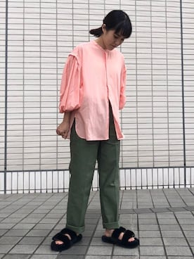 山本　菜美子さん（レディース・157cm）の夏コーディネート