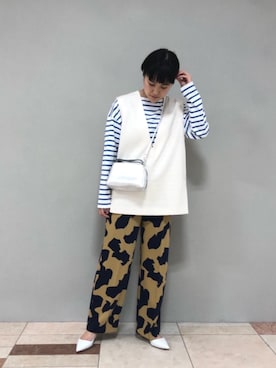 山本 菜美子さん(レディース・157cm)の冬コーディネート