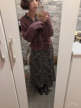 kumaさん（レディース・159cm）の秋コーディネート