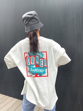 「BeAMS DOT（ビームスドット）のアイテム」を使った、akiho hoshiさん（レディース・158cm）の春コーディネート