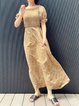 「BeAMS DOT（ビームスドット）のアイテム」を使った、akiho hoshiさん（レディース・158cm）の春コーディネート