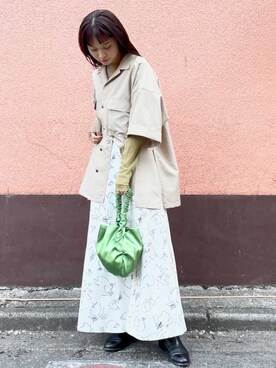 akiho hoshiさん（レディース・158cm）の春コーディネート