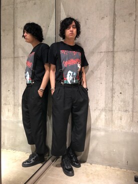 「Johnbull Private labo（ジョンブルプライベートラボ）のアイテム（スラックス）」を使った、kosukeさん（メンズ・180cm）の夏コーディネート