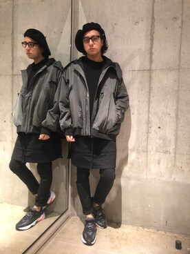 「johnbull」｜「アイテム（ミリタリージャケット）」を使った、kosukeさん（メンズ・180cm）の秋コーディネート