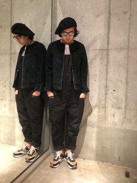 「Johnbull Private labo（ジョンブルプライベートラボ）のアイテム（ライダースジャケット）」を使った、kosukeさん（メンズ・180cm）の秋コーディネート