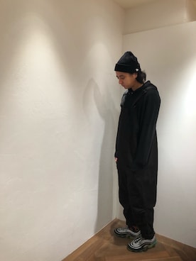 「johnbull」｜「アイテム（ニットキャップ/ビーニー）」を使った、kosukeさん（メンズ・180cm）の冬コーディネート
