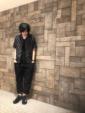 「Johnbull Private labo（ジョンブルプライベートラボ）のアイテム（オールインワン・サロペット）」を使った、kosukeさん（メンズ・180cm）の春コーディネート