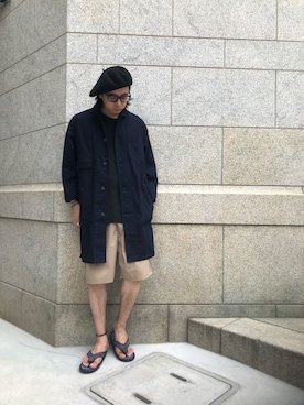 「アイテム（サンダル）」を使った、kosukeさん（メンズ・180cm）の夏コーディネート