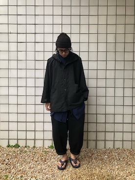 「Johnbull Private labo（ジョンブルプライベートラボ）のアイテム（パンツ）」を使った、kosukeさん（メンズ・180cm）の春コーディネート