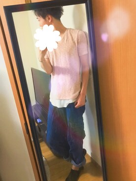 「Burner（バーナー）のアイテム（パンツ）」を使った、たけこはさん（メンズ・180cm）の夏コーディネート