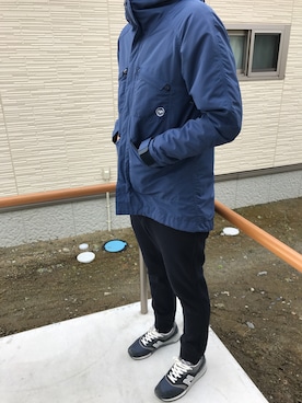 「SOPHNET.（ソフネット）のアイテム（ナイロンジャケット）」を使った、ヨロさん（メンズ・169cm）の春コーディネート