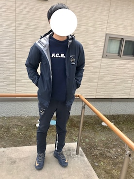 「アイテム（スウェット）」を使った、ヨロさん（メンズ・169cm・50代）の春コーディネート