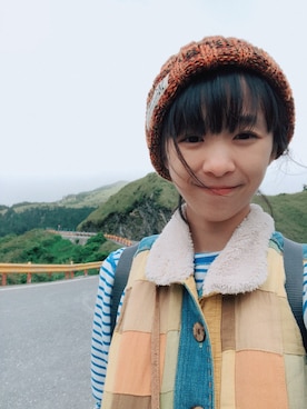 「MANASTASH（マナスタッシュ）のアイテム（帽子）」を使った、Te Quieroさん（レディース・157cm）の夏コーディネート