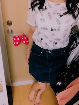 「リトルミイ」｜りおさん（レディース・151cm）の夏コーディネート