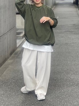 「natto（ナット）のアイテム」を使った、nattoさん（レディース・155cm）の秋コーディネート