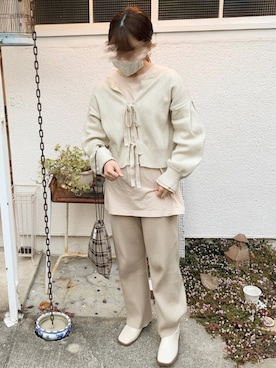 saki 𖥧 さん(レディース・160cm)の秋コーディネート