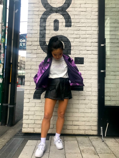 X Girl 大阪中島蓉佳さんのブルゾンを使ったコーディネート Zozotown