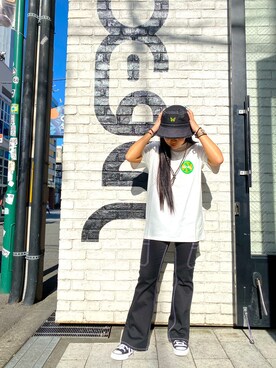 YO-NEさん(レディース・154cm)の夏コーディネート