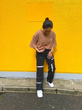 YO-NEさん（レディース・154cm）の夏コーディネート