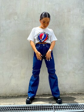 YO-NEさん（レディース・154cm）の夏コーディネート