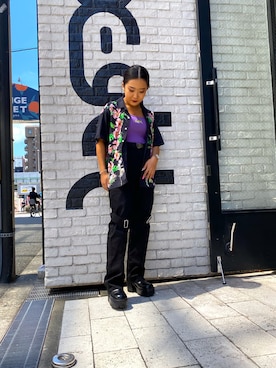 YO-NEさん（レディース・154cm）の夏コーディネート