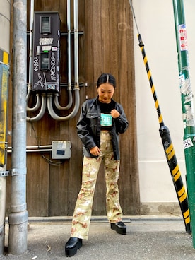 YO-NEさん(レディース・154cm)の冬コーディネート