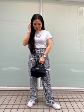 YO-NEさん（レディース・154cm）の春コーディネート